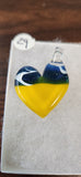 Ukrainian Heart Pendants